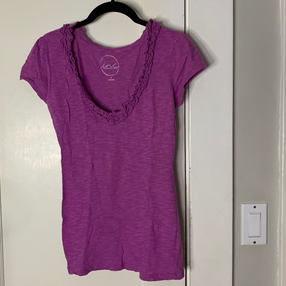 inc international concepts  Shirt V-Neck  Size M